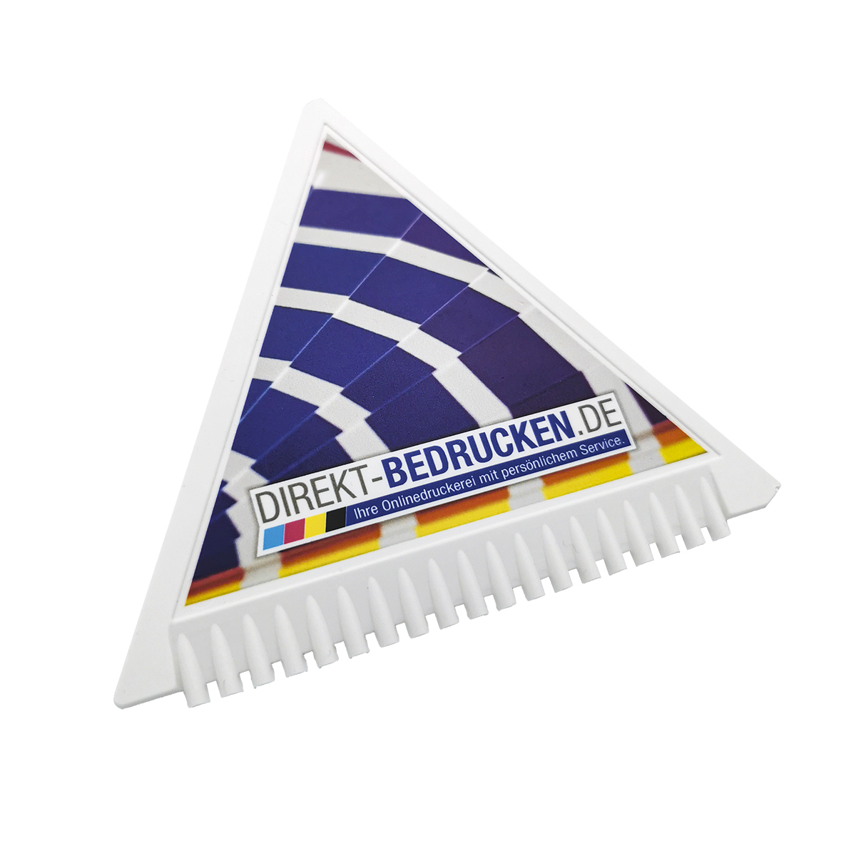 Eiskratzer Dreieck / Eisschaber mit Logo / Fotodruck / Direktdruck
